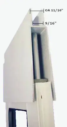 patio pet door overall height dimensions